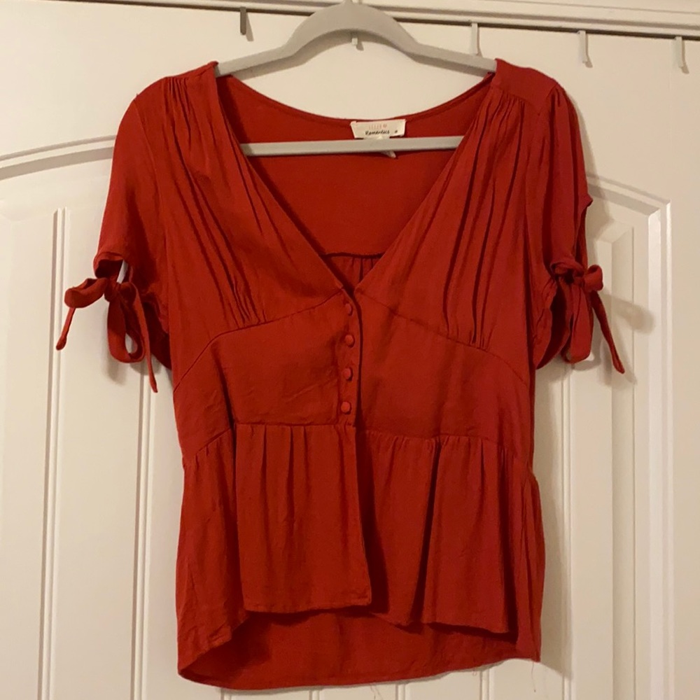 Orange shirt